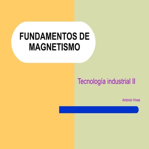 Fundamentos De Magnetismo