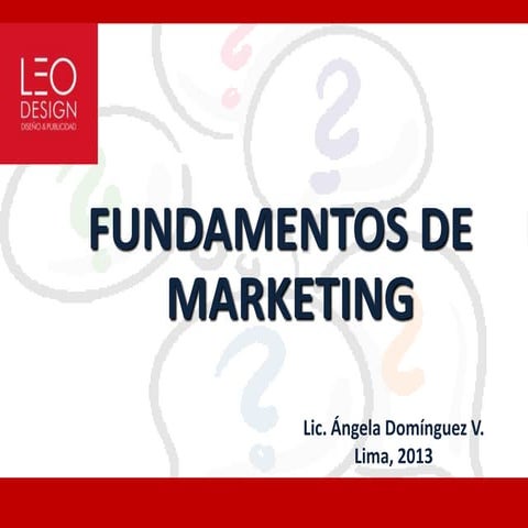 FUNDAMENTOS DE MARKETING