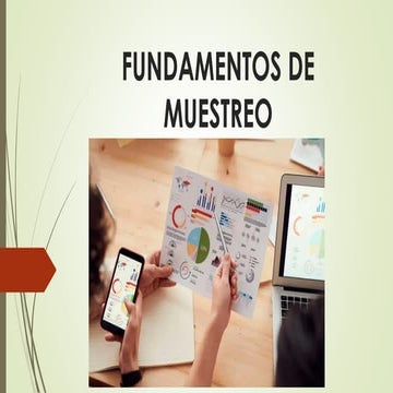 FUNDAMENTOS DE MUESTREO diapositivas canva