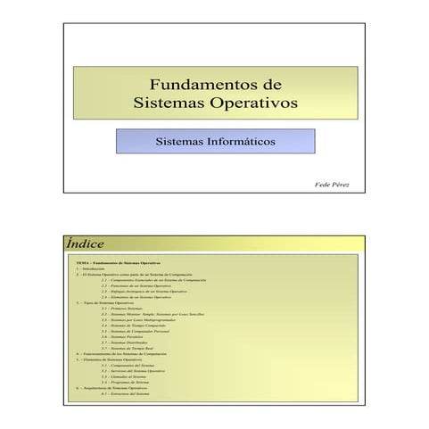 Fundamentos de sistemas operativos