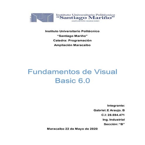 Fundamentos de Visual Basic   Gabriel Araujo