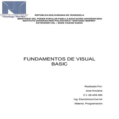 Fundamentos de visual basic 6.0