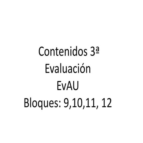 Fundamentos evau iii