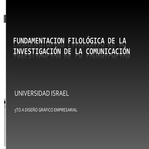 Fundamentos Filologicos