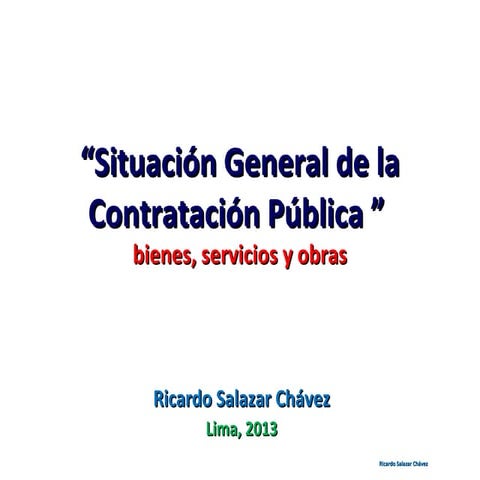 Fundamentos generales de la contratacion publica | PPT