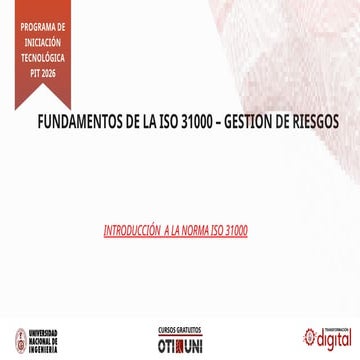 La gestion de riesgos segun iso 9001 14001 31000 2018 v 2020 | PPT