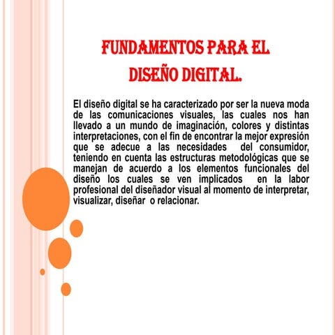 Fundamentos para el diseño digital