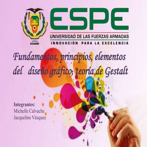 Fundamentos, principios, elementos del   diseño gráfico calvache vasquez