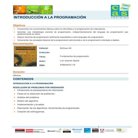 Introducción a la Programación 