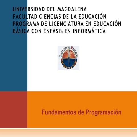Fundamentos programcion unidad_i