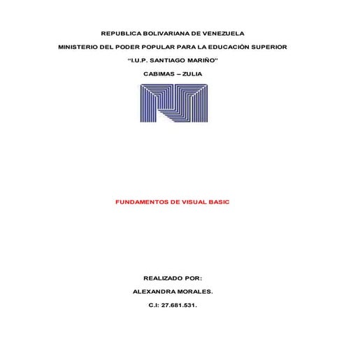 Fundamentos de Visual Basic 