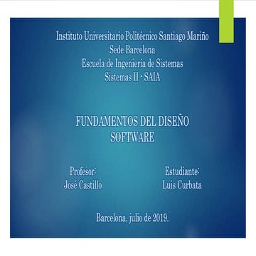 Fundamentos de diseño de software