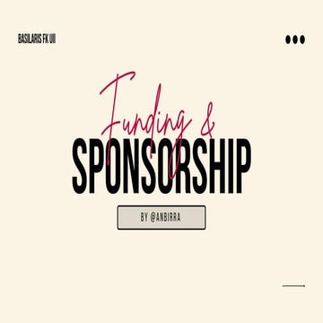 Fund and Sponsorship yyyyyyywwwwwwjhdhsh | PDF