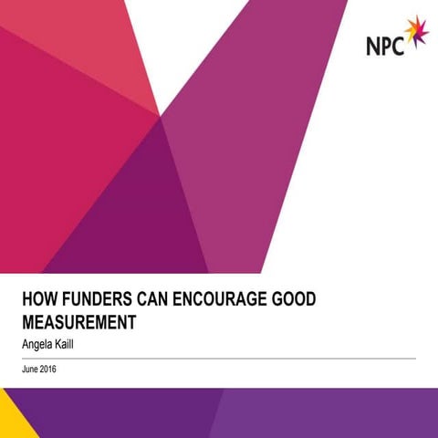 Funder presentation for kusif