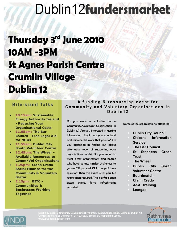 Funders Market Poster