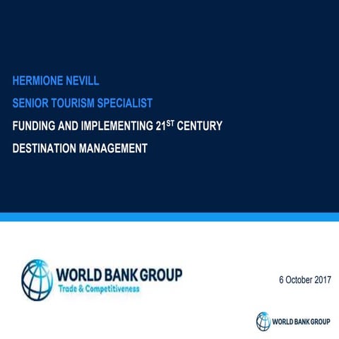 Funding 21st century tourism destination development and management hermione nevill