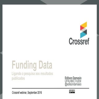 Funding Data / ORCID Webinar in Por...