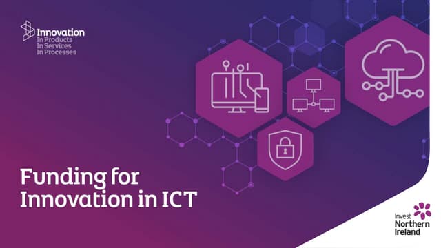 Funding for Innovation in ICT 21 May 2019