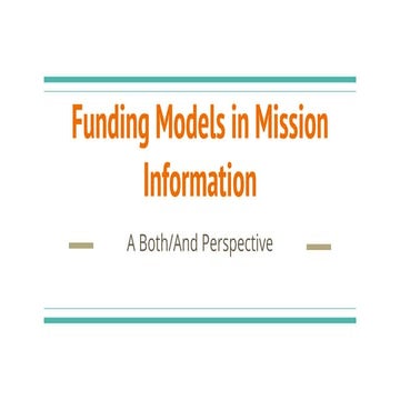 Funding Models in Mission Information.pptx