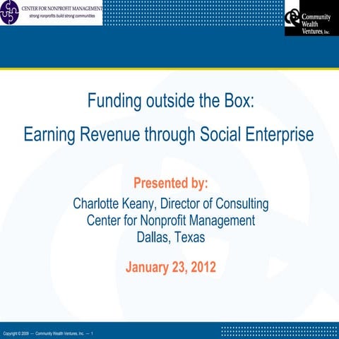 Funding outside the box   keany