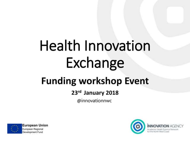 Andy Cairns - Access to Funding Liverpool SME Workshop