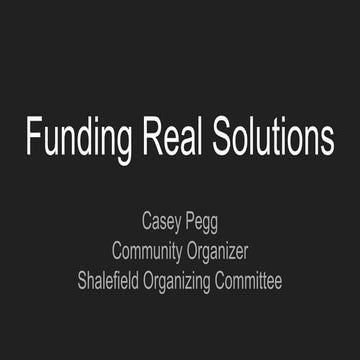 Funding Real Solution