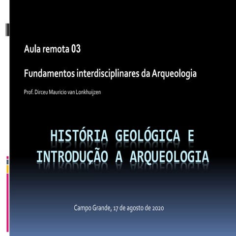 Fundamentos interdisciplinares de arqueologia | PDF