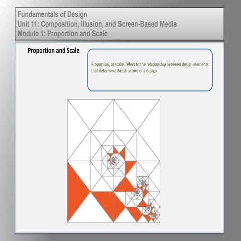 Fund of design unit 11 module 1 proportion and scale