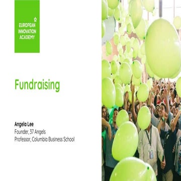 Fundraising - Angela Lee