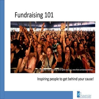 CHOO Fundraising 101 Sessions Octob...