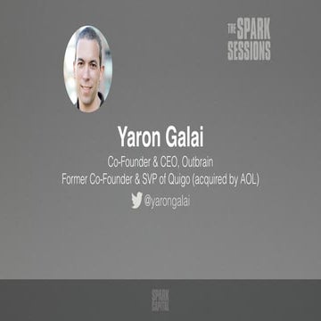 Fundraising & Investor Relations with Yaron Galai