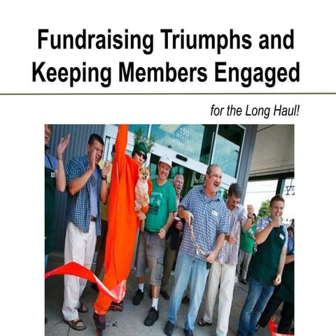 Fundraising Triumphs & Keeping Members Engaged for the Long Haul, FCI at NFCA...
