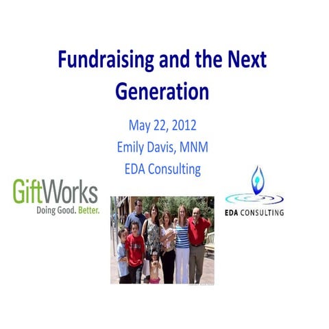 Fundraising and the Next Generation 5.22.12