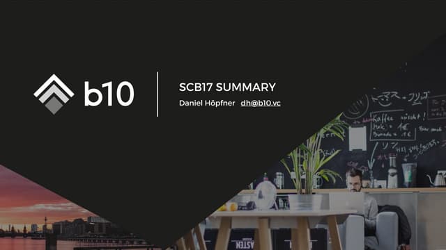 Fundraising Focus Camp SCB17 Summary