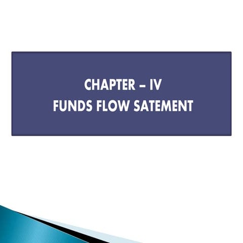 Funds flow statement 