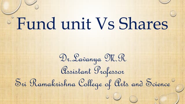 Difference between Fund unit and Shares.pptx