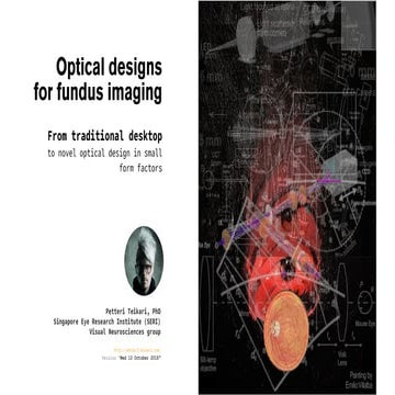 Optical Designs for Fundus Cameras