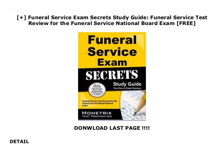 Funeral Service Exam Secrets Study Guide Funeral Service Test Re…