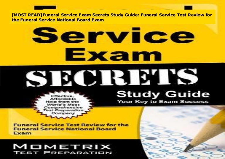 [MOST READ]Funeral Service Exam Secrets Study Guide Funeral Service