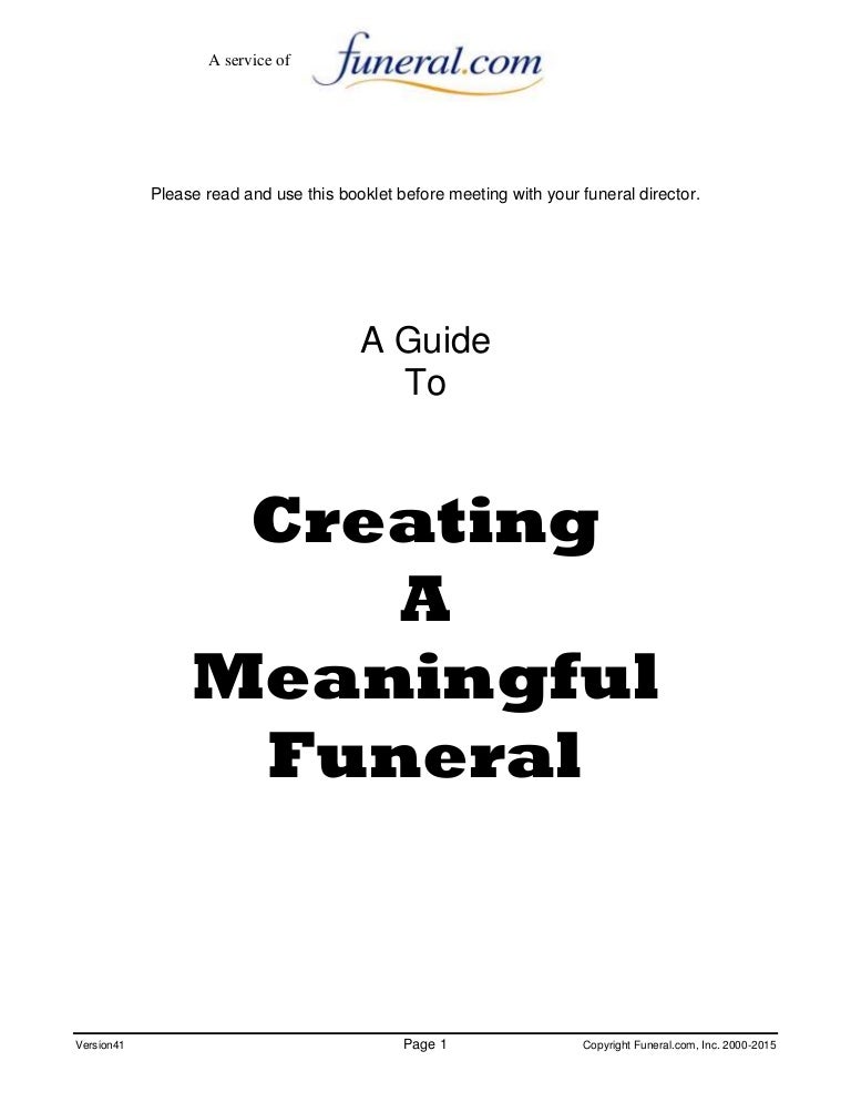 Funeral Arrangement A Guide to Creating a Meaningful Funeral