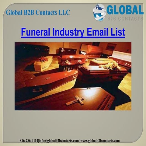 Funeral industry email list