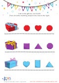 identify and colour the shapes maths worksheets for kids mocomic