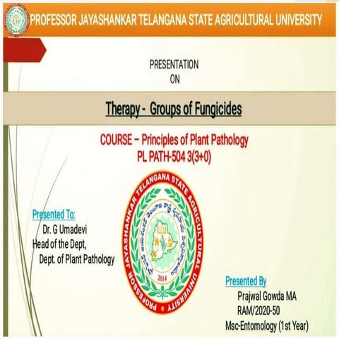 Fungicides, Classification, FRAC MoA.pptx