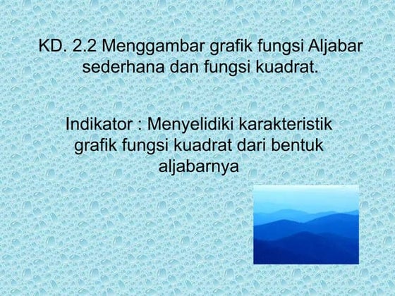 Bab 2 Fungsi ( Kalkulus 1 ) | PPS