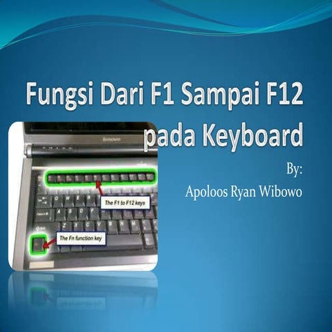 Fungsi dari f1 sampai f12 pada keyboard