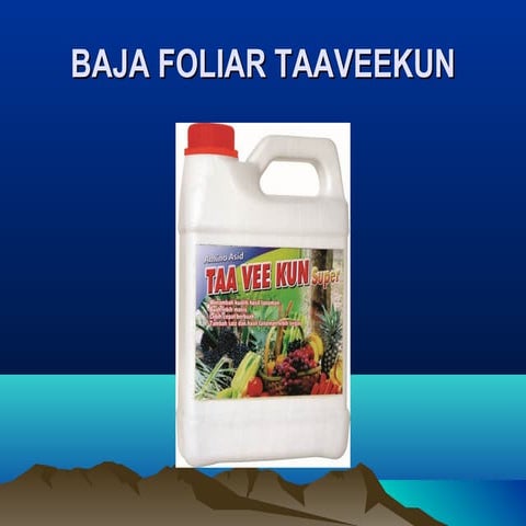 Fungsi nutrient asid amino baja foliar taaveekun