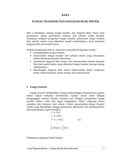 Permodelan elemen pegas dan redaman | PDF