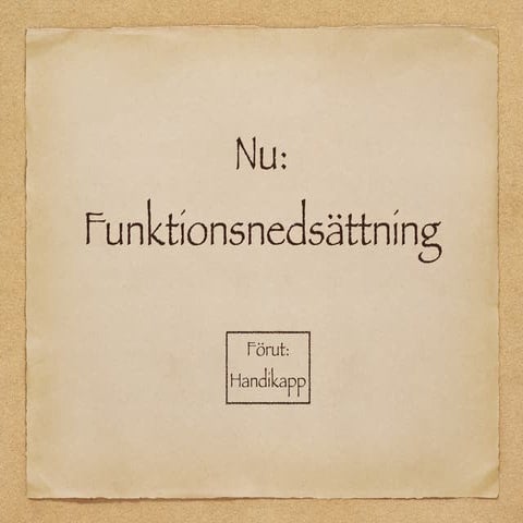 Funktionsnedsättning
