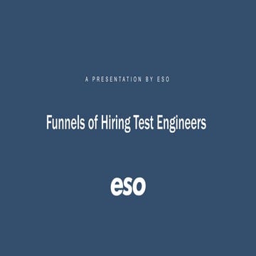 Funnels of Hiring Test Engineers