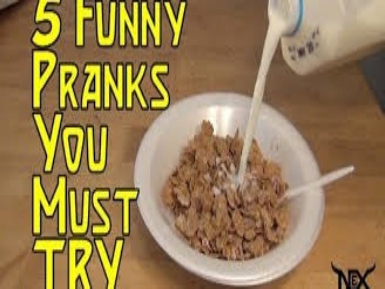 Funny pranks to do